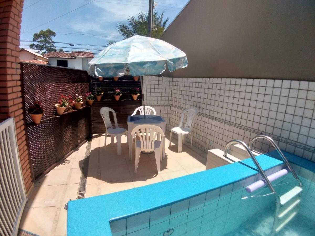 Sobrado Com Piscina Em Condomino Fechado A 150 M Da Praia Caraguatatuba Eksteriør bilde